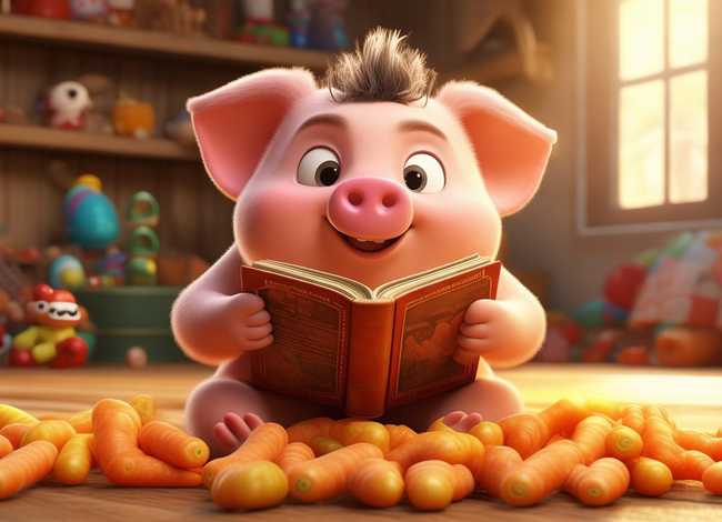 小猪唏哩呼噜故事绘本 - 《小猪唏哩呼噜》绘本故事