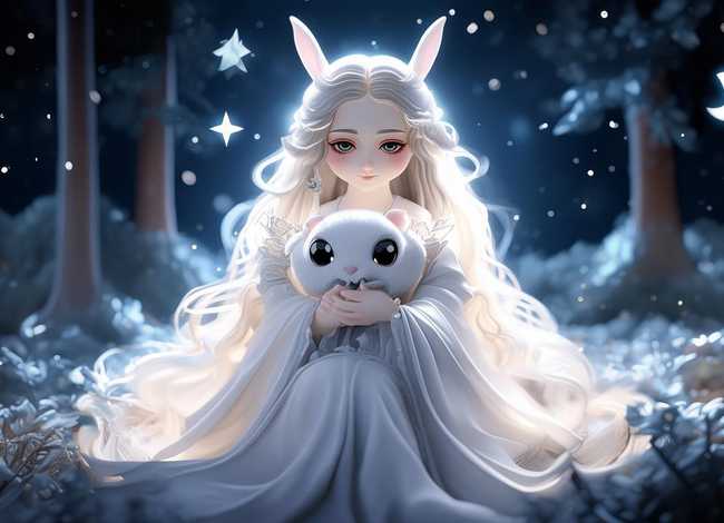 嫦娥玉兔的故事儿童版 - 给小朋友讲的嫦娥和玉兔的神话故事