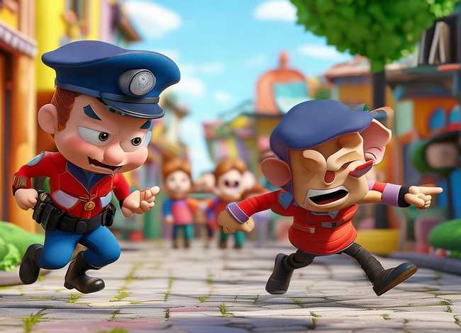 警察抓小偷的视频儿童视频(警察抓小偷儿动画视频) 警察抓小偷的视频儿童视频(警察抓小偷儿动画视频)