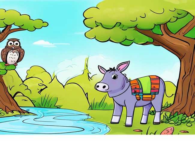 寓言故事为主题的儿童画，以寓言故事为主题的简笔画