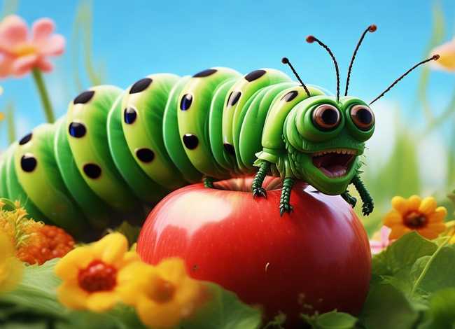 3岁儿童绘本故事好饿的毛毛虫 幼儿绘本故事好饿的毛毛虫