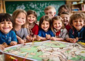 小学生画故事情景图 - 小学生画故事情景图片