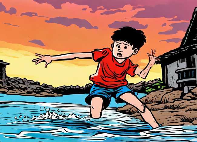 小英雄雨来简笔连环画 小英雄雨来简笔连环画模板