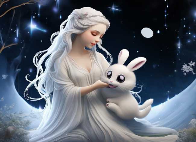嫦娥玉兔的故事儿童版 - 给小朋友讲的嫦娥和玉兔的神话故事