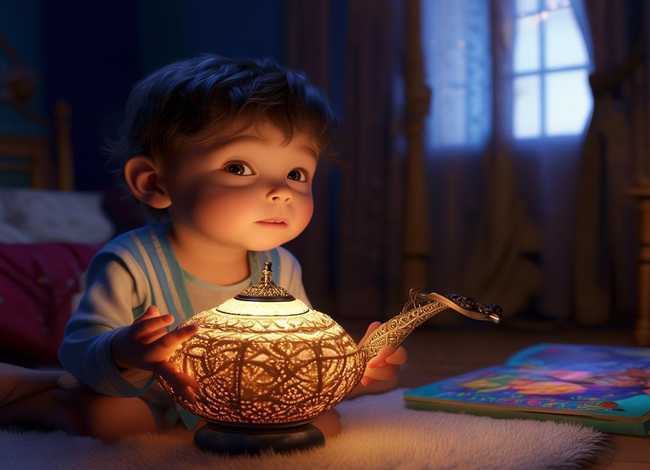 儿童故事神灯阿拉丁、阿拉丁神灯幼儿睡前故事
