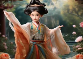 表演发型古装儿童 - 表演发型古装儿童图片