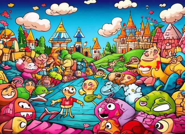 儿童故事简画图 儿童故事简易图画