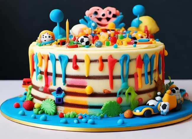 儿童蛋糕图片男孩生日蛋糕（儿童蛋糕图片男孩生日蛋糕10岁）