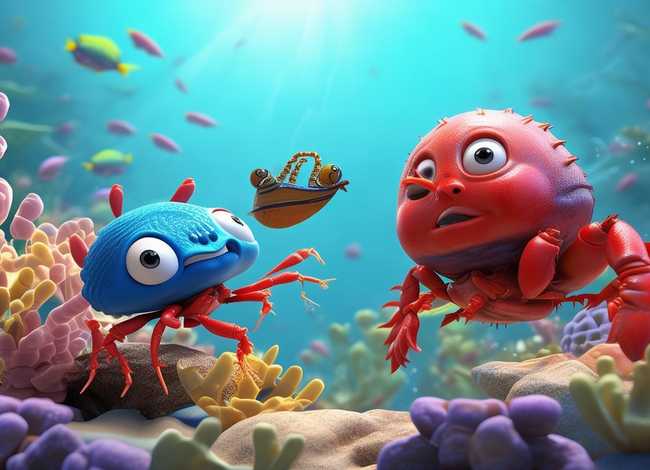 螃蟹和龙虾儿童故事 螃蟹和龙虾幼儿故事 螃蟹和龙虾儿童故事 螃蟹和龙虾幼儿故事