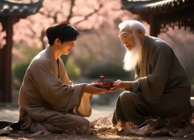 孝子小故事，孝子故事图