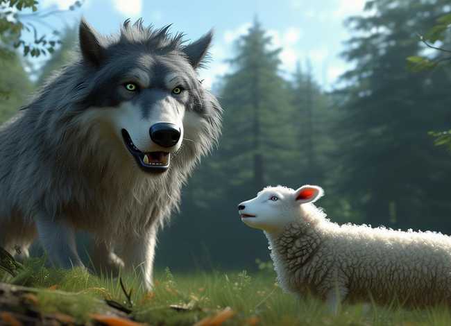 大灰狼吃小羊的故事在线听 大灰狼吃小羊的故事在线听书