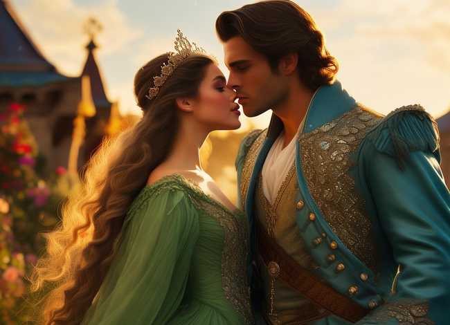 公主和王子亲吻故事；公主和王子亲吻故事大全