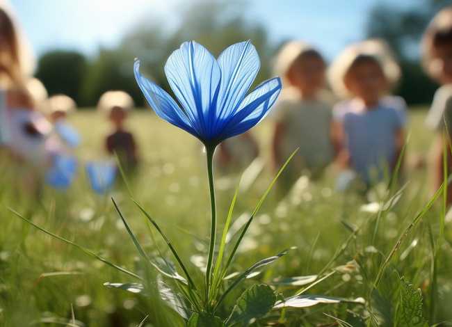蓝色小花儿童故事(幼儿故事一朵蓝色的小花) 蓝色小花儿童故事(幼儿故事一朵蓝色的小花)