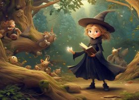 巫婆儿童故事、巫婆的绘本故事