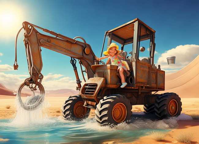 挖土机找水喝儿童故事、挖土机找水喝的故事 挖土机找水喝儿童故事、挖土机找水喝的故事