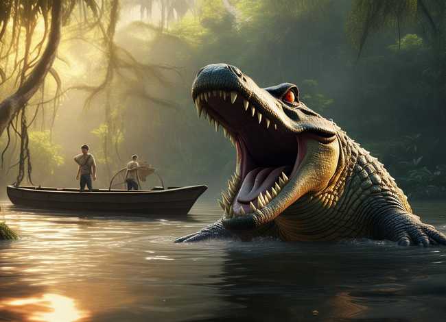 鳄鱼和小船的故事 鳄鱼和小船的故事300字