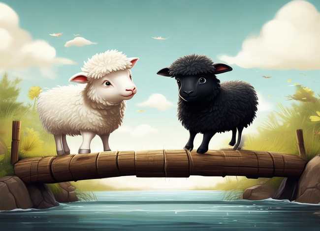 小羊过桥的故事ppt（两只小羊过桥的故事ppt）