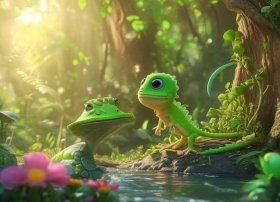 儿童故事小壁虎借尾巴绘本故事、绘本故事小壁虎借尾巴的美篇