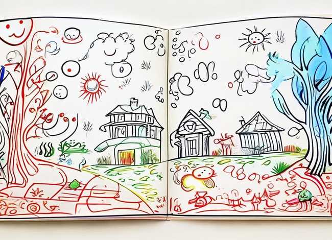 画里的故事儿童画简单,画里的故事简笔画图片 画里的故事儿童画简单,画里的故事简笔画图片