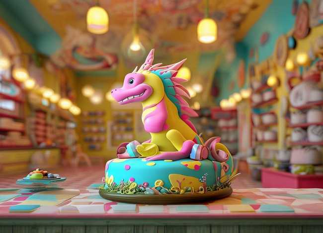 儿童故事斑点龙的故事 斑点龙的故事蛋糕店