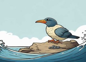 精卫填海连环画简笔画、精卫填海连环画简笔画简单