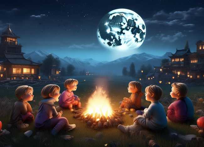 关于月亮的儿童诗，关于月亮的儿歌,故事,古诗