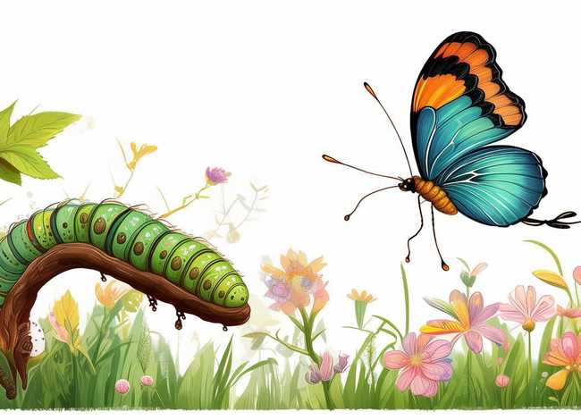 儿童绘本蚕宝宝的一生 - 蚕宝宝的一生绘本教案