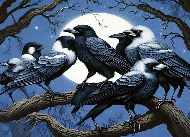 睡前故事大全之七只乌鸦 睡前故事大全之七只乌鸦图片 睡前故事大全之七只乌鸦 睡前故事大全之七只乌鸦图片