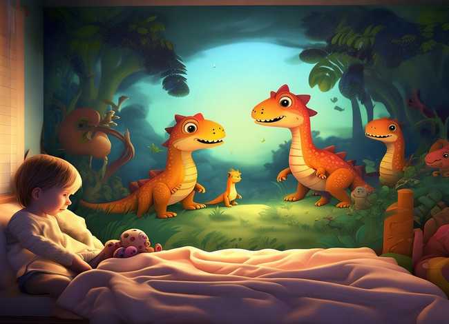 恐龙的故事儿童睡前故事；少儿睡前故事恐龙的故事