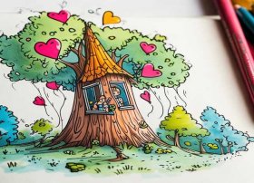 故事书简笔画简单又漂亮（故事书简笔画简单又漂亮图片）