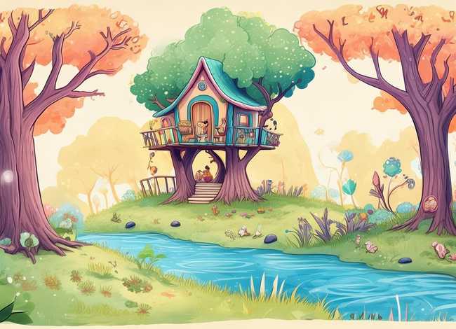 儿童故事创作背景 - 幼儿故事背景视频