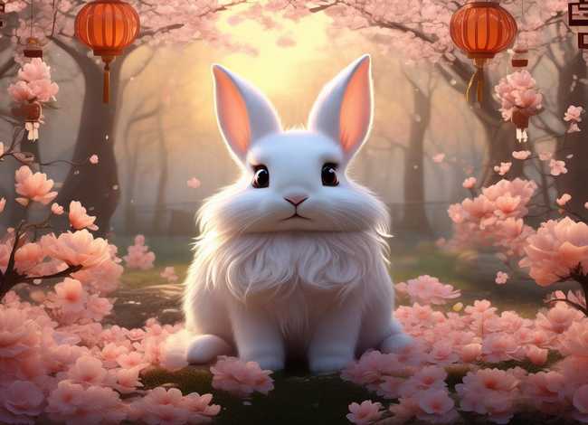 十二生肖兔子的故事 - 十二生肖兔子的故事图片
