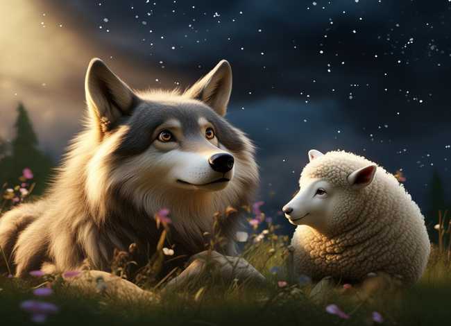 狼和羊的睡前故事;睡前故事狼和小羊的故事 狼和羊的睡前故事;睡前故事狼和小羊的故事