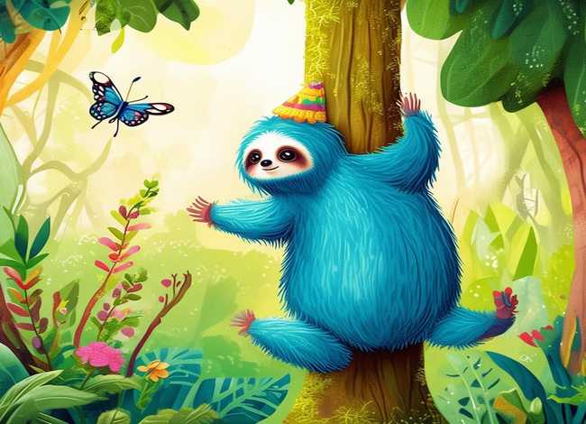 儿童树懒故事绘本、树懒的绘本故事