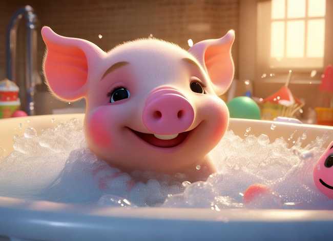 小猪爱洗澡绘本、小猪爱洗澡绘本的好处和坏处