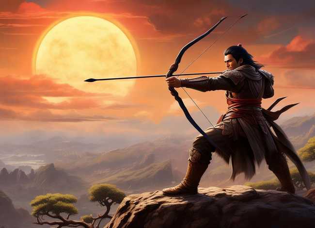 宝宝巴士后羿射日的故事，故事后羿射日的故事