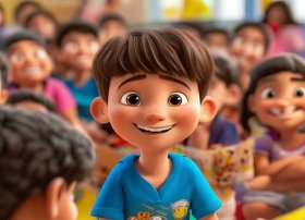 《微笑待人》儿童故事 - 微笑待人的故事