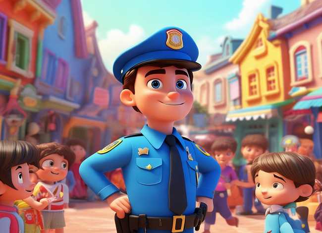 儿童故事警察的故事;警察的幼儿故事 儿童故事警察的故事;警察的幼儿故事