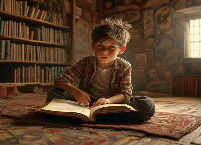 小男孩故事馆；小男孩的故事的图片