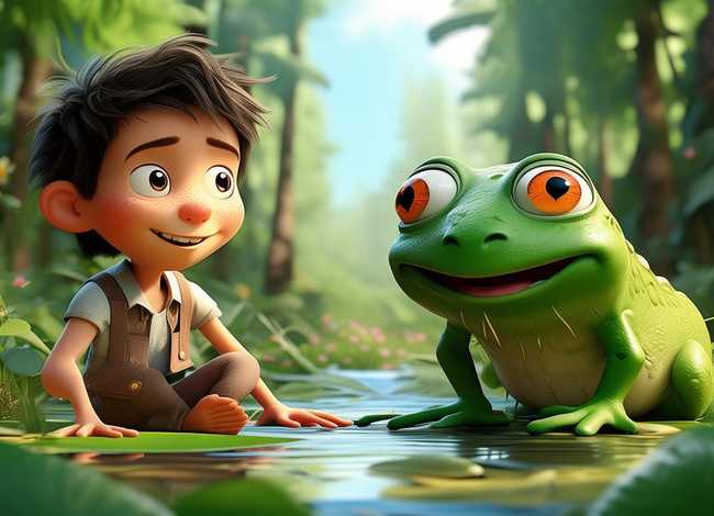 青蛙与男孩儿童故事(青蛙与男孩绘本故事内容) 青蛙与男孩儿童故事(青蛙与男孩绘本故事内容)