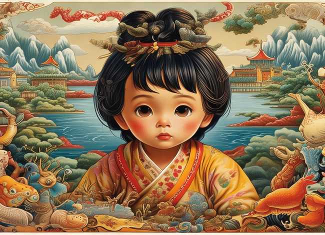 中国传统故事儿童短篇画,以中国传统儿童故事主题的画 中国传统故事儿童短篇画,以中国传统儿童故事主题的画