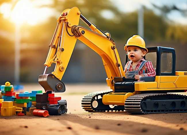 儿童挖掘机故事100个文字、挖掘机的幼儿故事