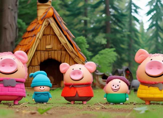 儿童故事三只小猪故事简介；三只小猪的故事幼儿