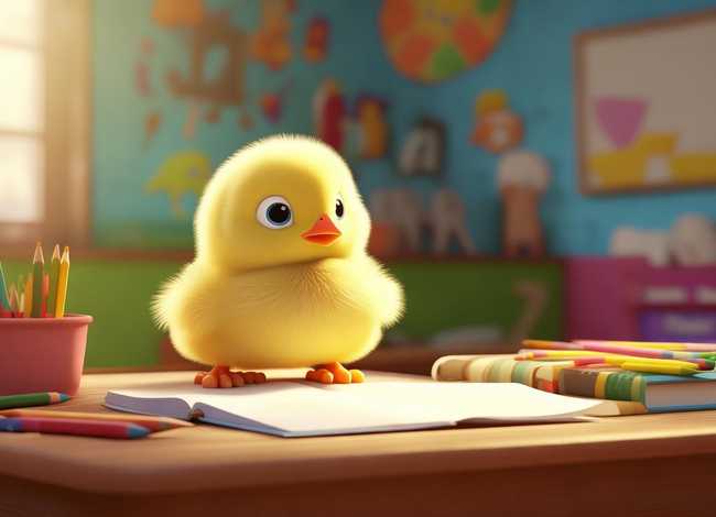 儿童睡前故事小鸡去上学 - 小鸡小鸡上学去故事内容