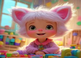 儿童故事猫耳朵（儿童猫耳朵图画）