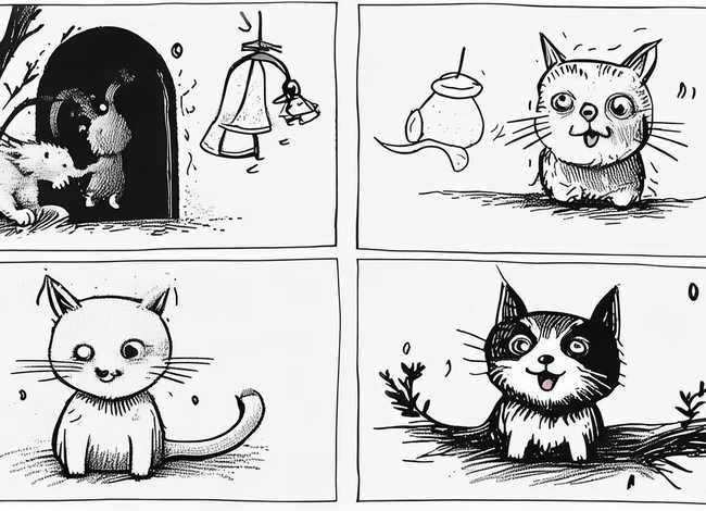 4连画故事、4画简笔画连一个故事 4连画故事、4画简笔画连一个故事