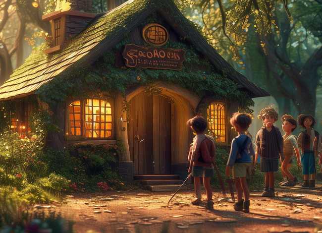 儿童故事魔法学校，儿童奇幻冒险小说 魔法学校