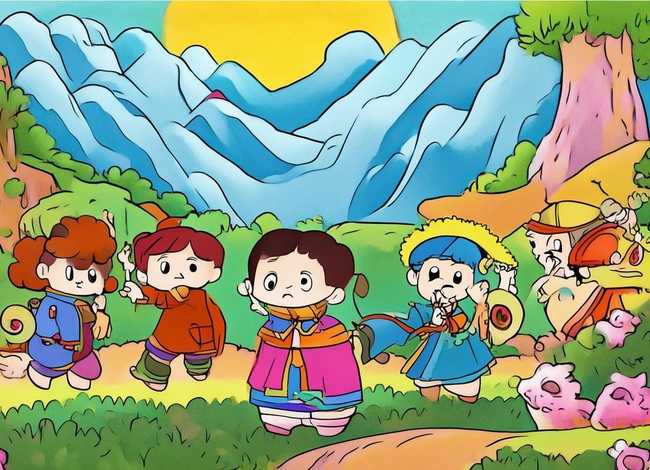 儿童故事插图哪里获取 - 西游记儿童版故事插图 儿童故事插图哪里获取 - 西游记儿童版故事插图