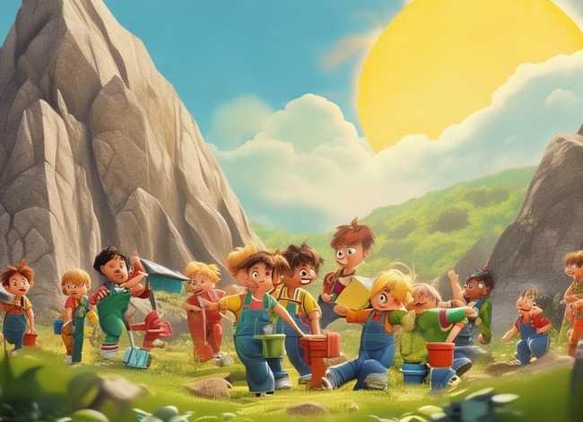 愚公移山的故事幼儿版，愚公移山的故事幼儿园