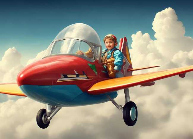 4岁儿童飞机失事，4岁开飞机的小孩